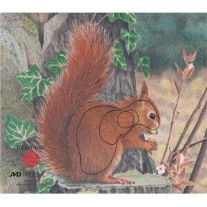 JVD Target Face Animal Squirrel