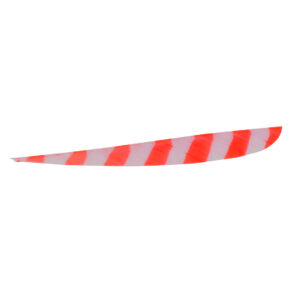 Trueflight Feathers 4" Shield Bright Stripes RW