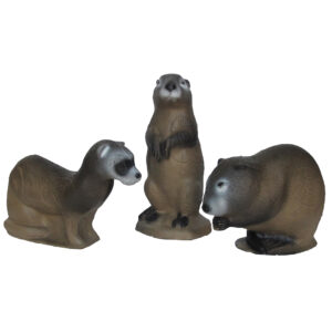 3Di 3D Target Family Pack Mink, Muskrat and Prairie Dog