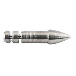 Black Eagle Point Weight Adjustable Glue-In .2445 Silver (12er Pack)