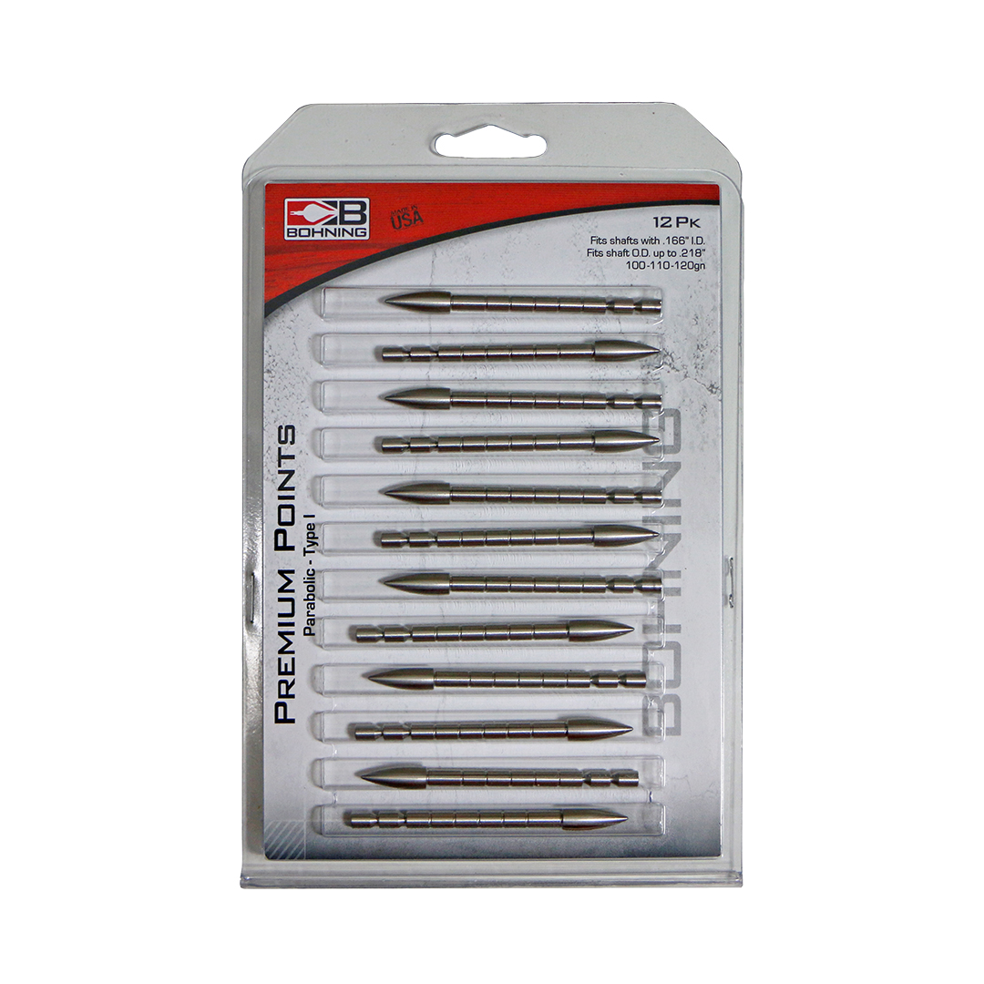Bohning Glue-In Point Bullet Glue-In Break-Off 100-120grain (12er Pack) – Bild 3