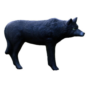 SRT 3D Target Black Wolf