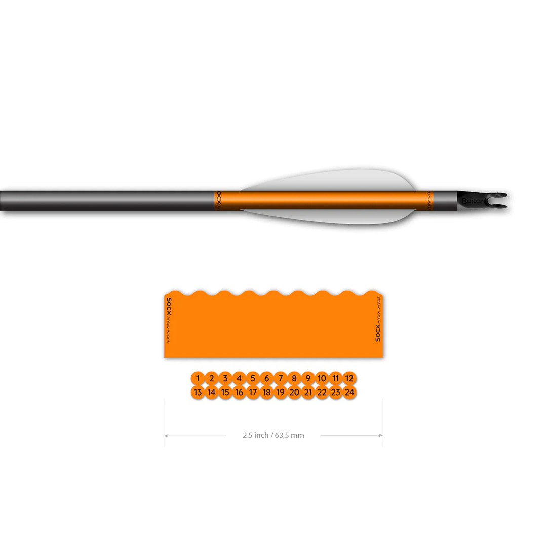 Socx Wrap Shorty 5.5 mm Max Fluor Color (12er Pack) – Bild 4