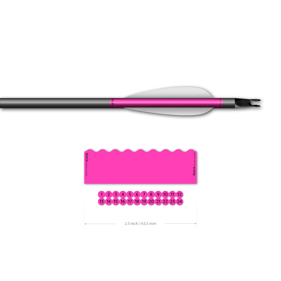 Socx Wrap Shorty 5.5 mm Max Fluor Color (12er Pack) – Bild 2