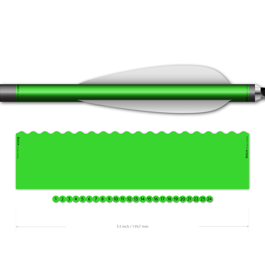 Socx Wrap 10.3 mm Max Fluor Color (12er Pack)