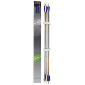 Shocq Fletched Arrow Inceptor 4.2 with Feathers/Point Installed (12er Pack)