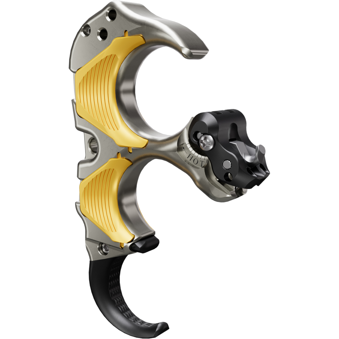 TRU Ball Release Aileron HBC Flex 3 Finger Quick Silver Brass Medium Black – Bild 4