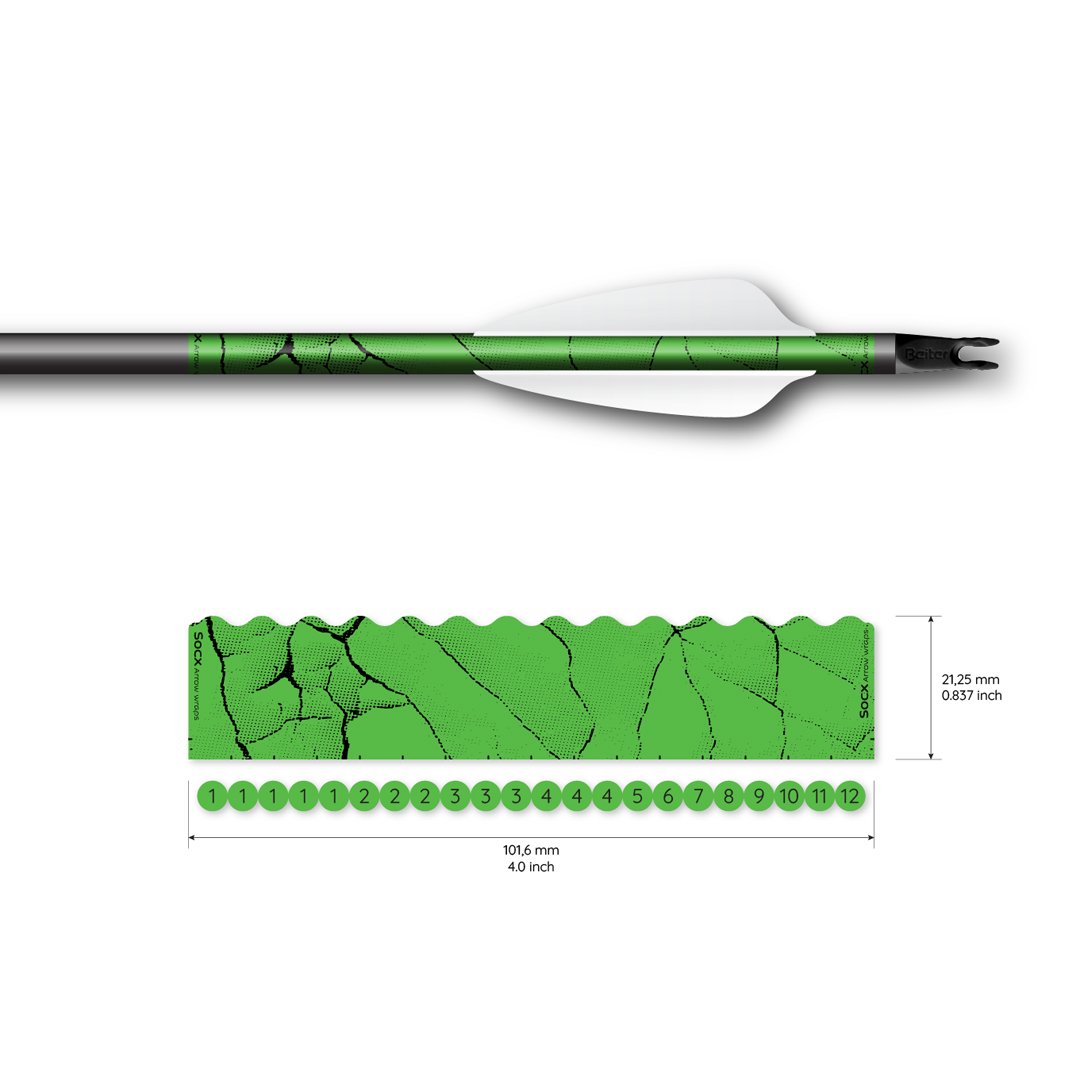 Socx Wrap 6.0mm Max Fracture Fluor Color (13er Pack)