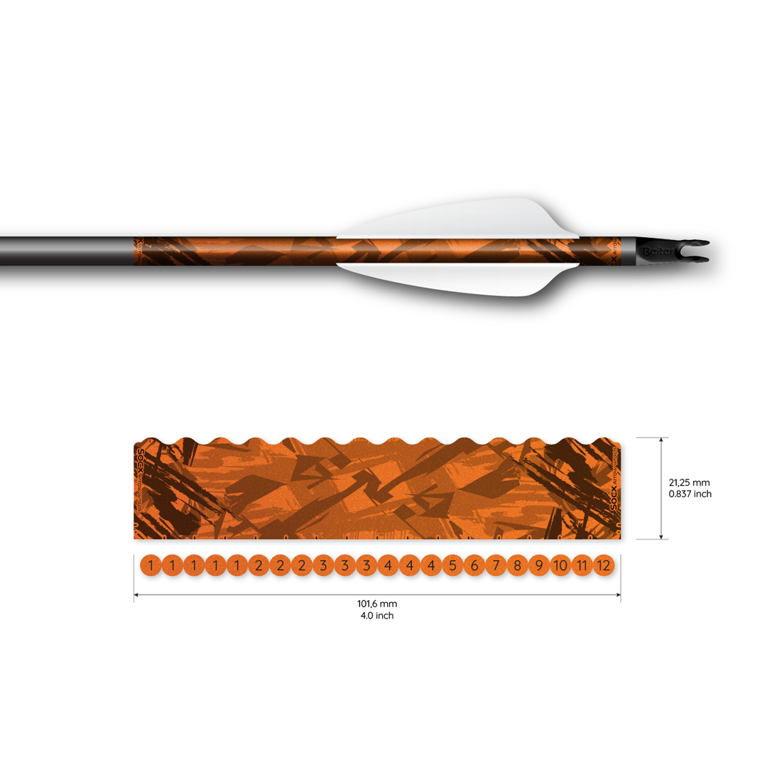 Socx Wrap 6.0mm Max Surge Retro-Reflective Color (13er Pack)