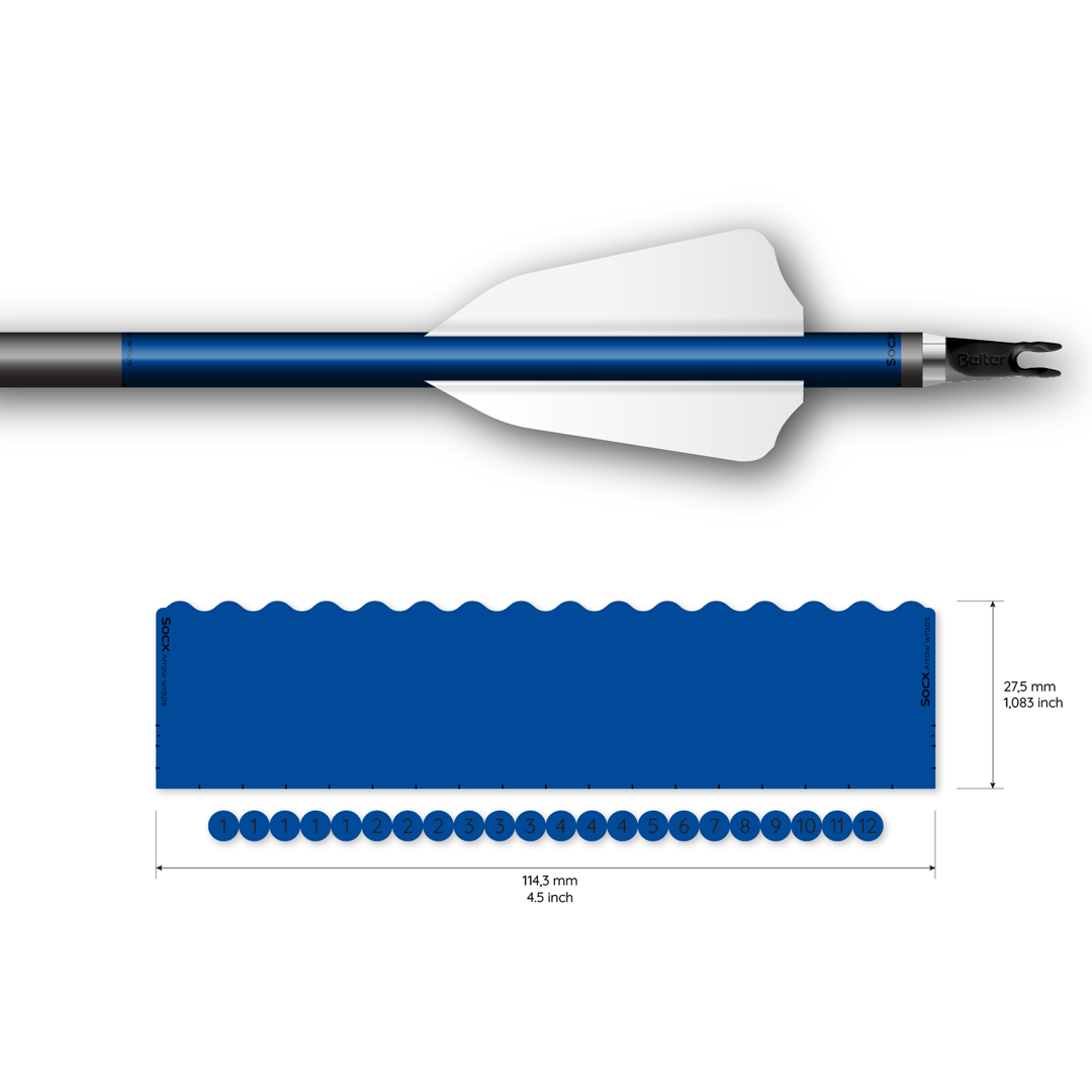 Socx Wrap 8.0mm Max Solid Color (13er Pack)