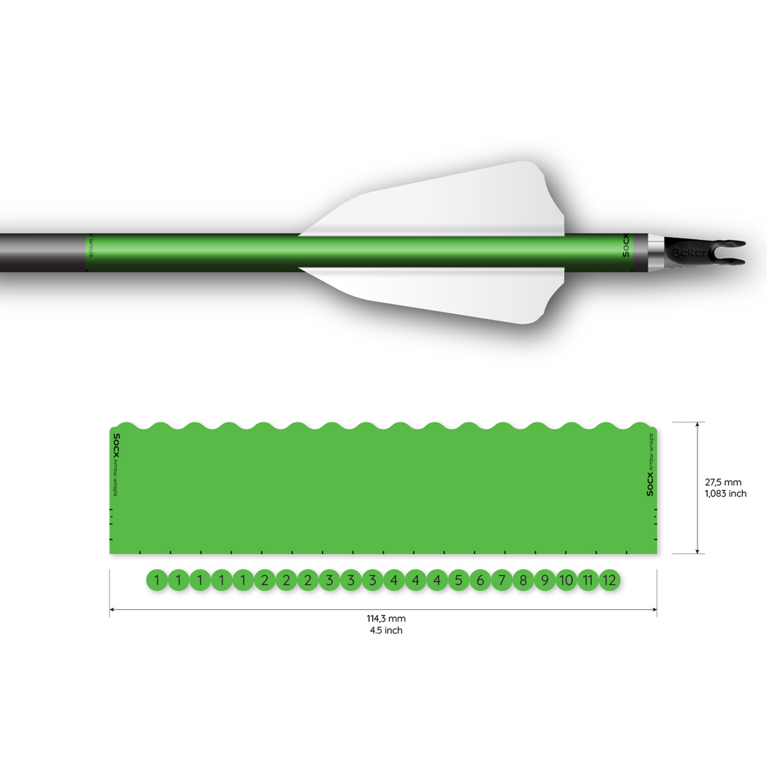 Socx Wrap 8.0mm Max Solid Fluor Color (13er Pack)