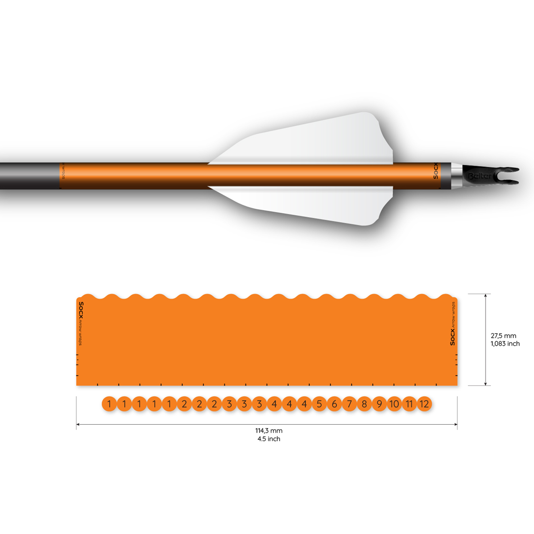 Socx Wrap 8.0mm Max Solid Fluor Color (13er Pack) – Bild 2