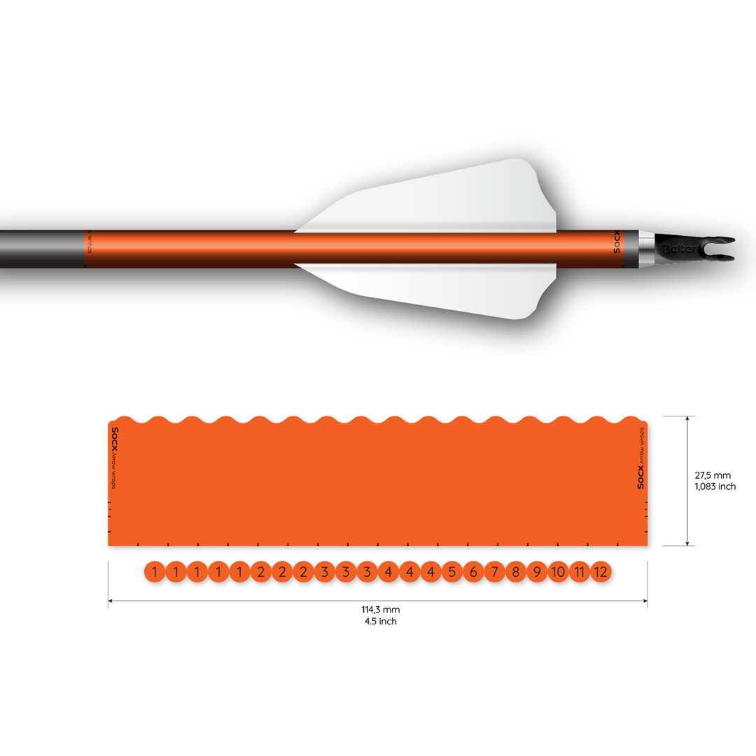 Socx Wrap 8.0mm Max Solid Fluor Color (13er Pack) – Bild 6