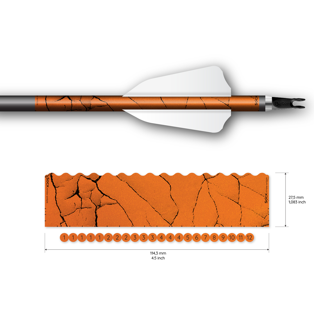 Socx Wrap 8.0mm Max Fracture Retro-Reflective Color (13er Pack)