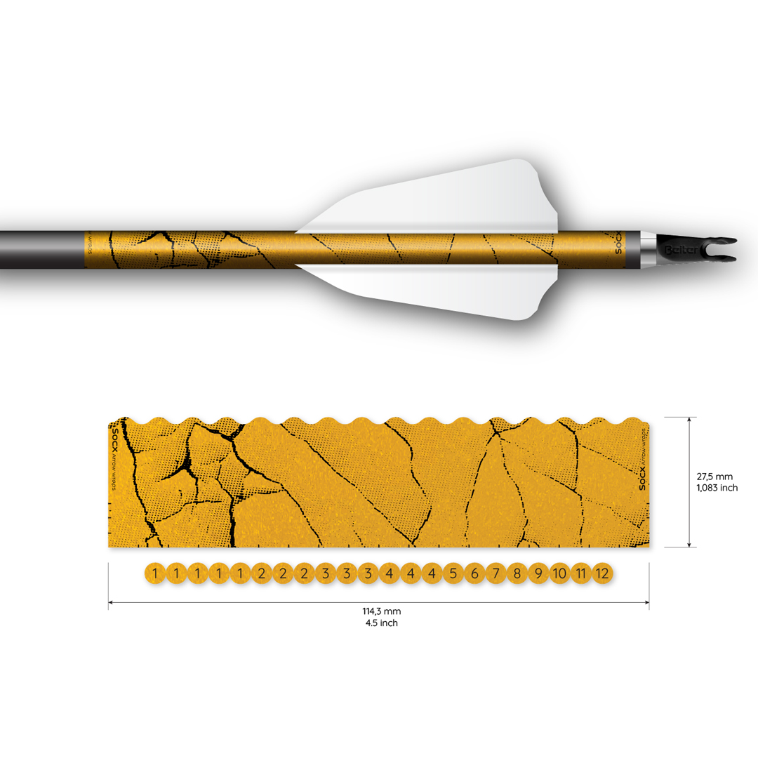 Socx Wrap 8.0mm Max Fracture Retro-Reflective Color (13er Pack) – Bild 3