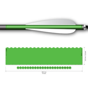 Socx Wrap 9.3mm Max Solid Fluor Color (13er Pack)
