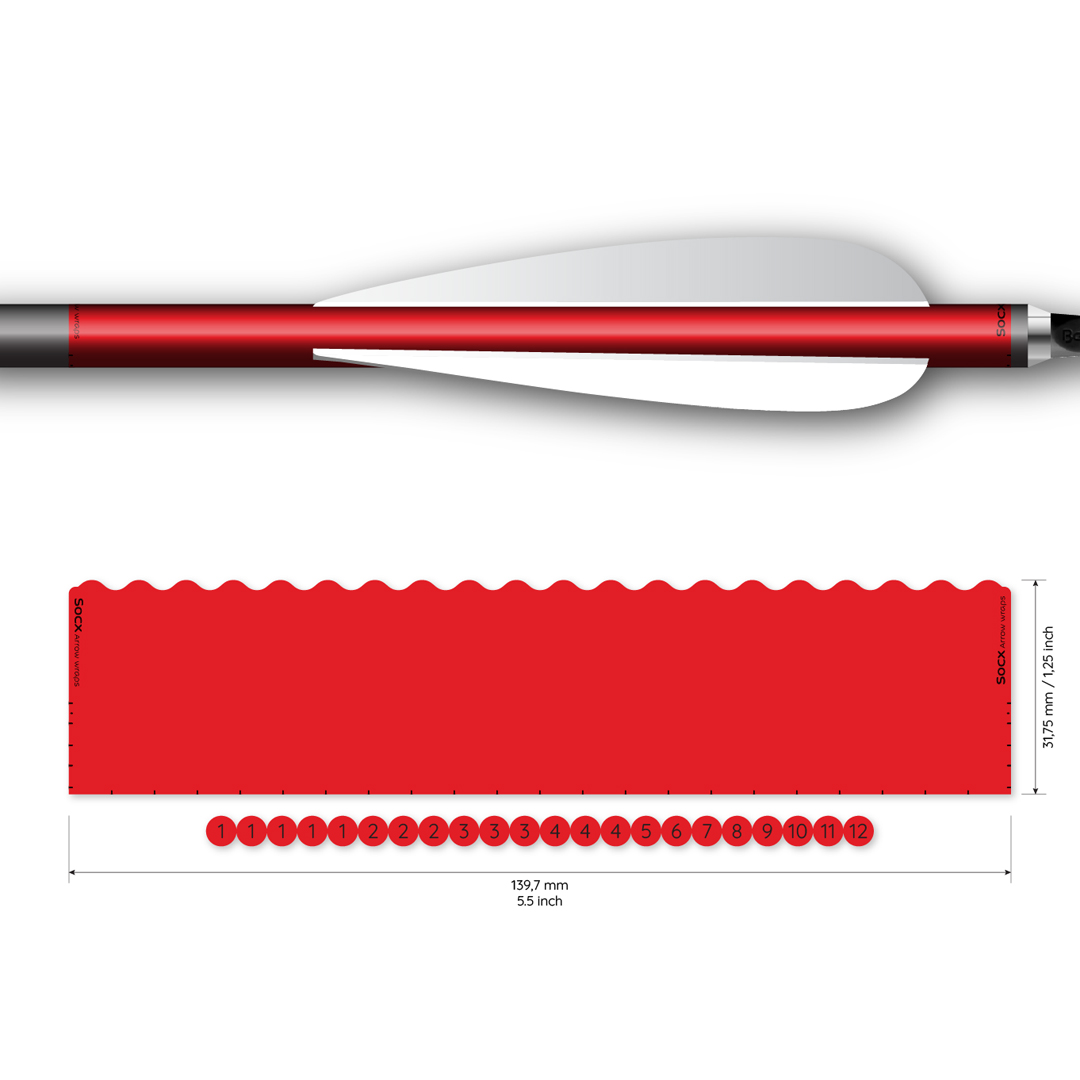 Socx Wrap 9.3mm Max Solid Fluor Color (13er Pack) – Bild 6