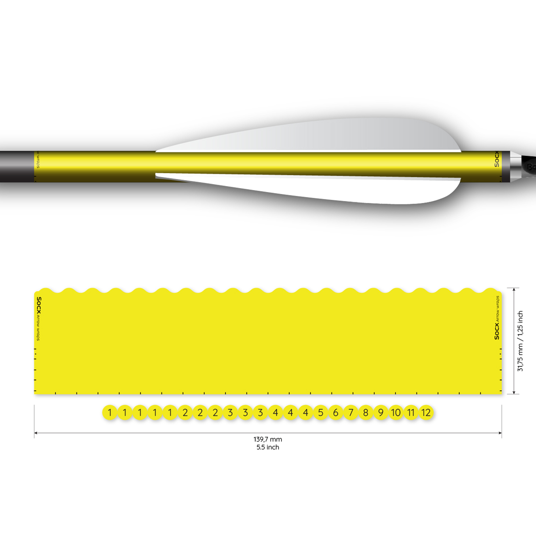 Socx Wrap 9.3mm Max Solid Fluor Color (13er Pack) – Bild 3