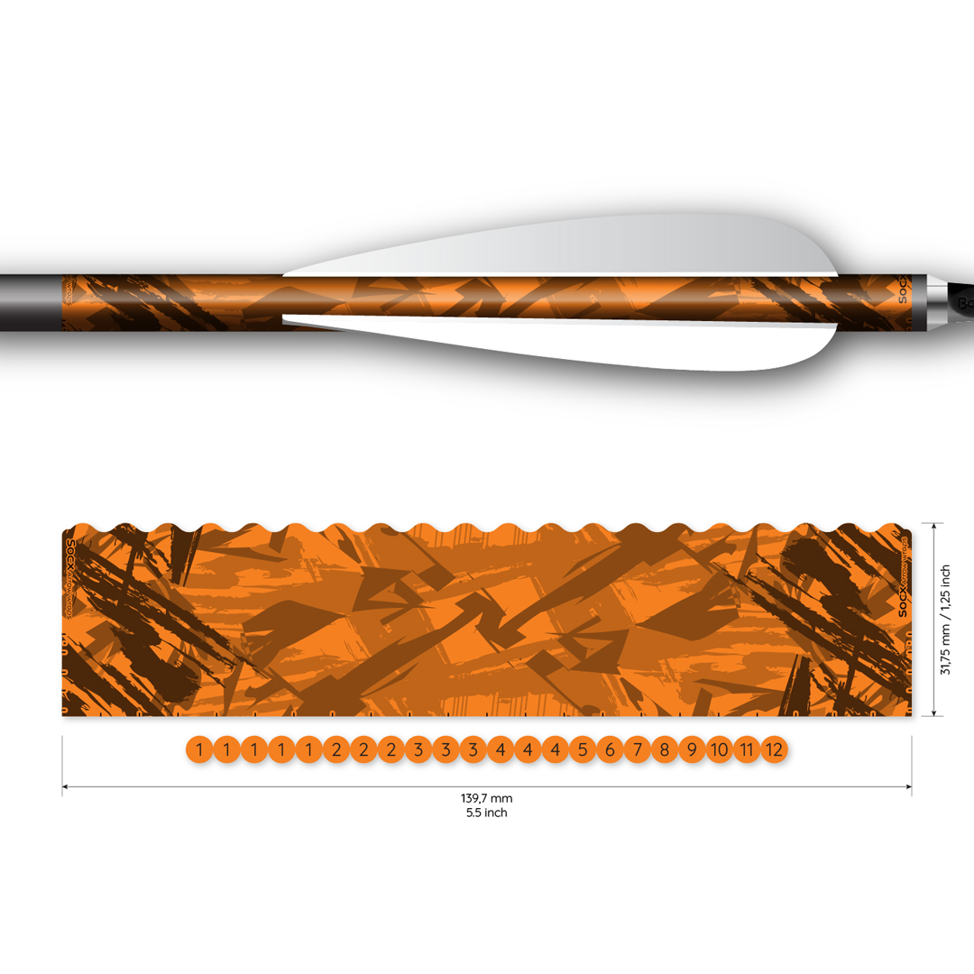 Socx Wrap 9.3mm Max Surge Fluor Color (13er Pack) – Bild 5