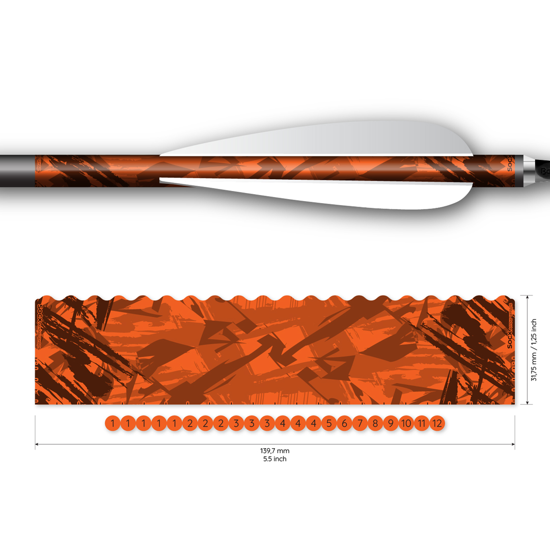 Socx Wrap 9.3mm Max Surge Fluor Color (13er Pack) – Bild 2
