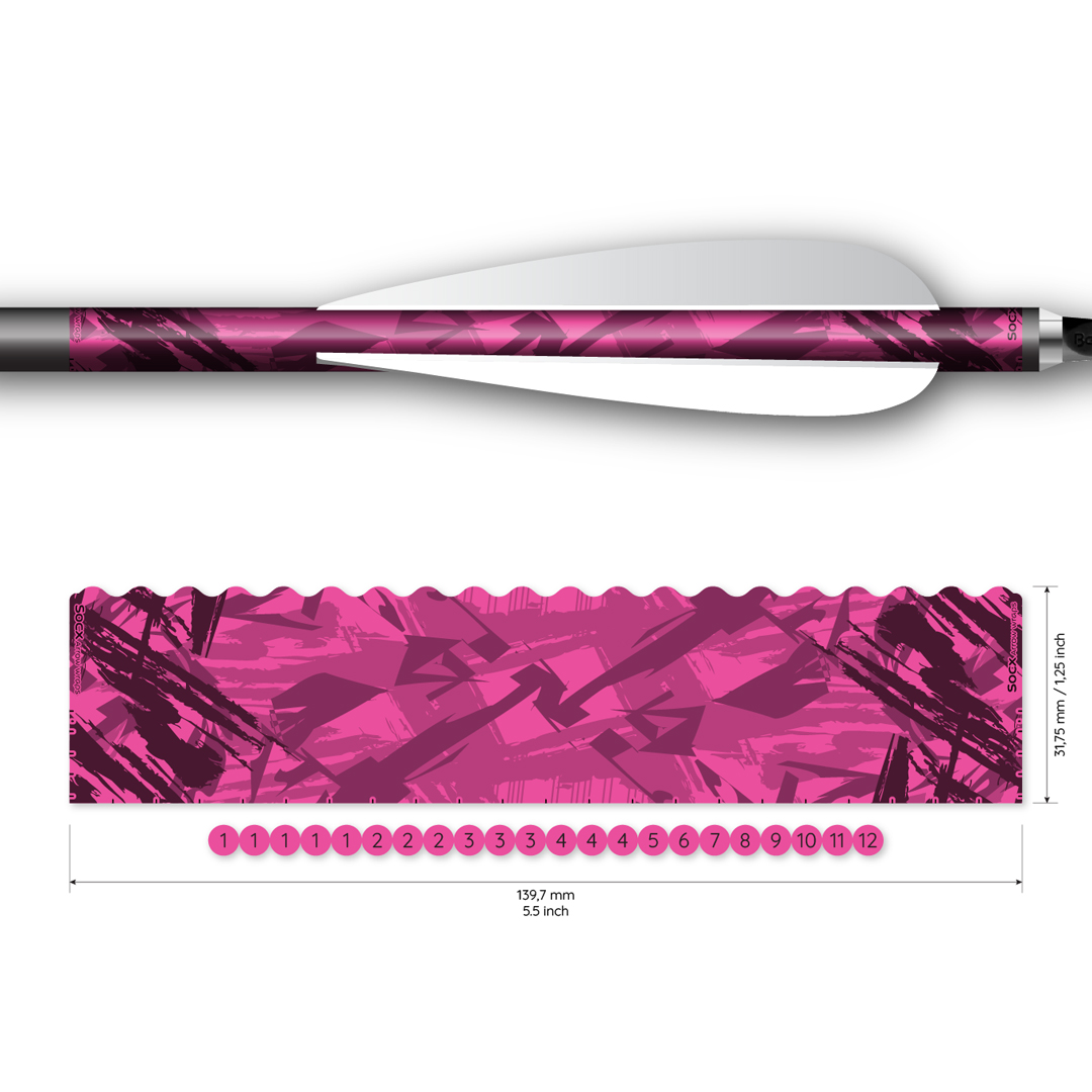 Socx Wrap 9.3mm Max Surge Fluor Color (13er Pack) – Bild 6