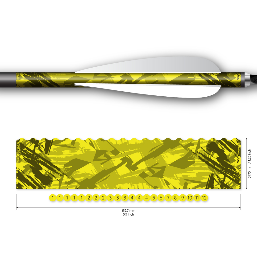 Socx Wrap 9.3mm Max Surge Fluor Color (13er Pack) – Bild 4