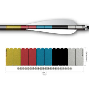 Socx Wrap 9.3mm Max Target Face Retro-Reflective White (13er Pack)