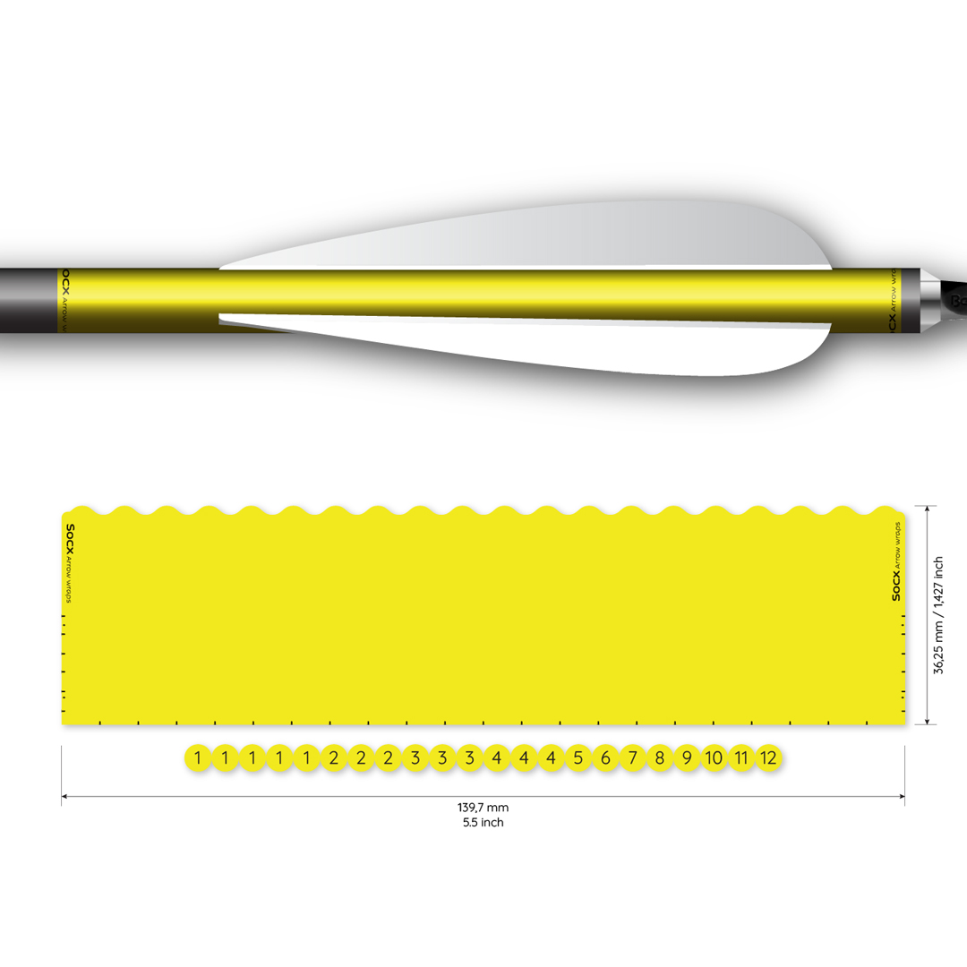 Socx Wrap 10.7mm Max Solid Fluor Color (13er Pack) – Bild 5