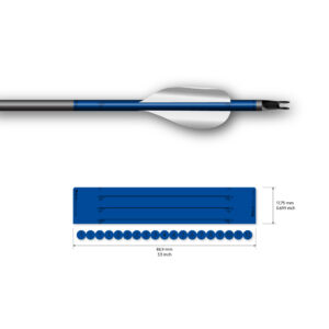 Socx Wrap for Spin Vanes on Easton ACE Solid Color (13er Pack)