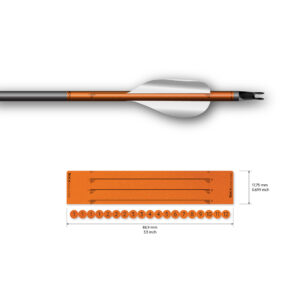 Socx Wrap for Spin Vanes on Easton ACE Solid Retro-Reflective Color (13er Pack)