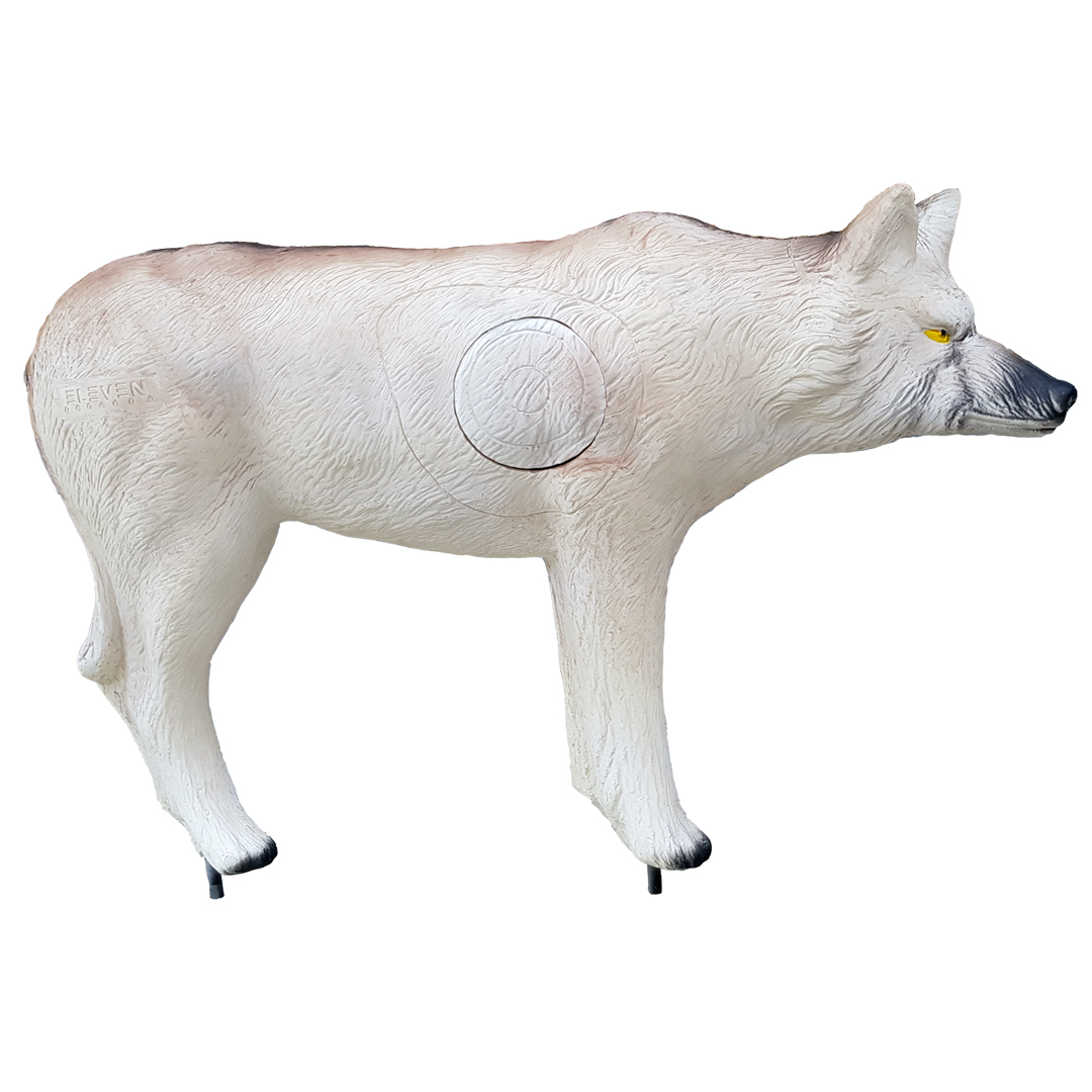 Eleven 3D Target White Wolf with Insert – Bild 3